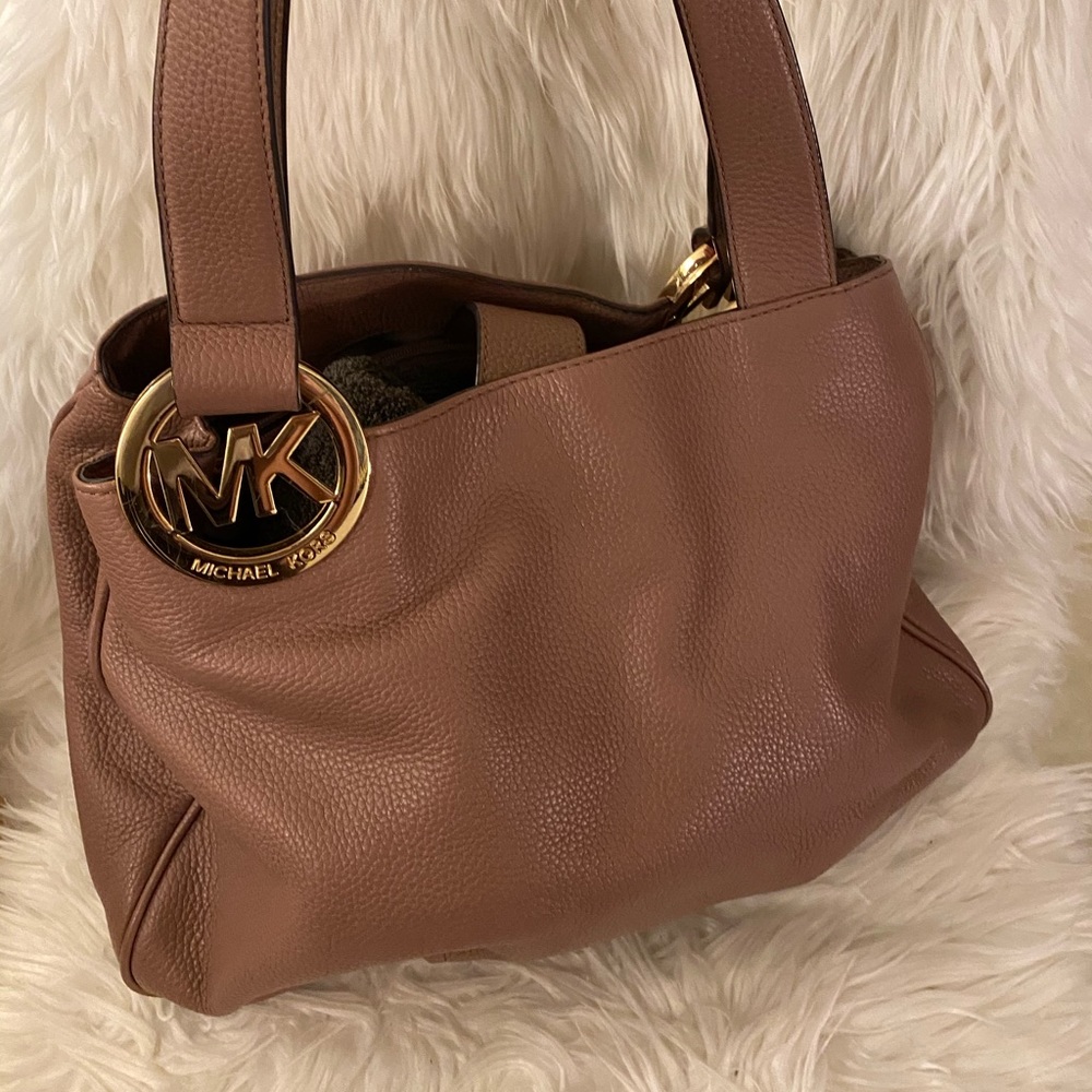 Michael Kors Dusty Rose Leather Tote Bag
